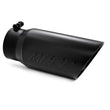 Load image into Gallery viewer, MBRP Universal Tip 5 O.D. Dual Wall Angled 4 inlet 12 length - Black Finish - Main Product View