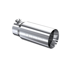 Load image into Gallery viewer, MBRP Universal Tip 5 O.D. Dual Wall Straight 4 inlet 12 length - Side View