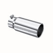 Load image into Gallery viewer, MBRP Universal Tip 5 O.D. Rolled Straight 4 inlet 12 length - Main Product View