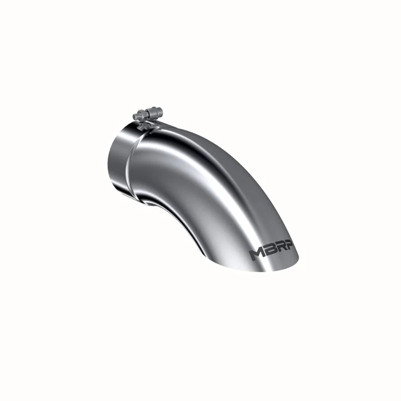 MBRP Universal Tip 5 O.D. Turn Down 5 inlet 14 length - Side View