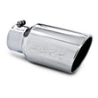 Load image into Gallery viewer, MBRP Universal Tip 6 O.D. Angled Rolled End 4 inlet 12 length - Main Product View