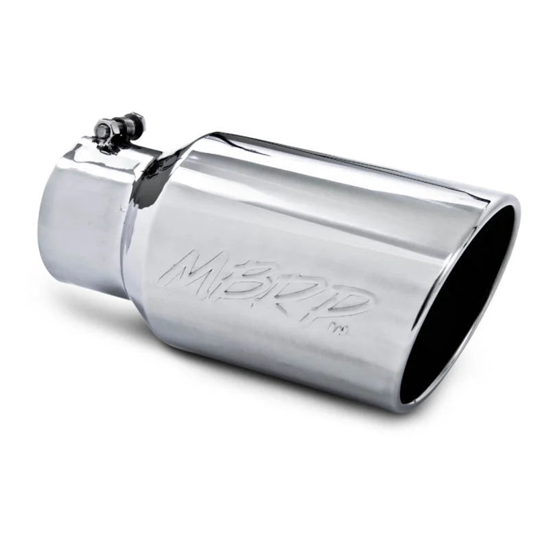 MBRP Universal Tip 6 O.D. Angled Rolled End 4 inlet 12 length - Main Product View