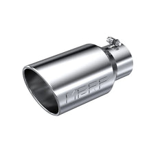 Load image into Gallery viewer, MBRP Universal Tip 6 O.D. Angled Rolled End 4 inlet 12 length - Side View