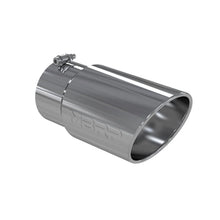 Load image into Gallery viewer, MBRP Universal Tip 6 O.D. Angled Rolled End 5 inlet 12 length - Main Product View