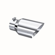 Load image into Gallery viewer, MBRP Universal Tip 6 O.D. Dual Wall Angled 4 inlet 12 length - Side View