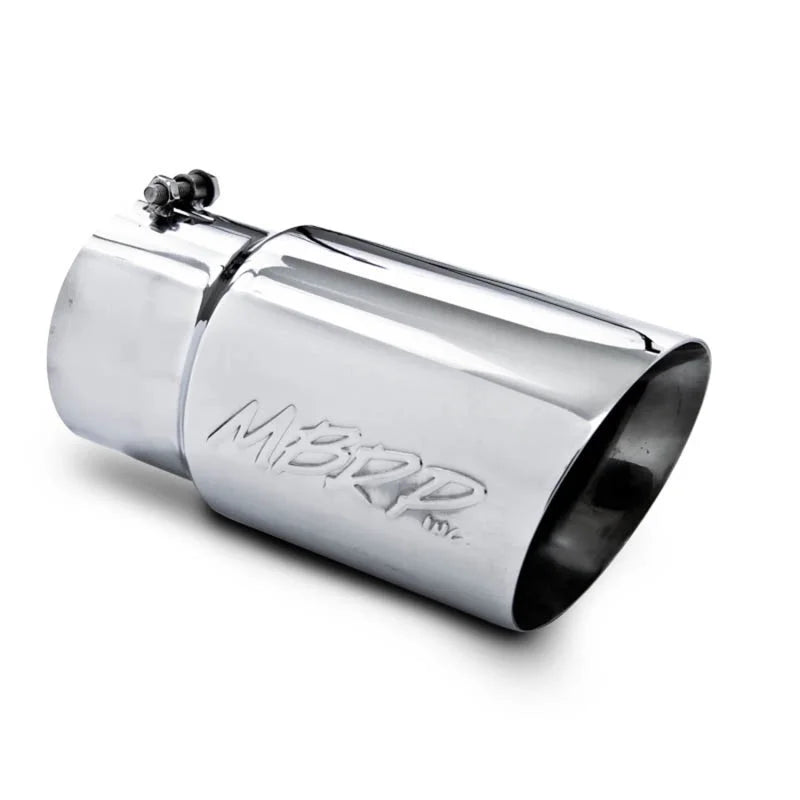 MBRP Universal Tip 6 O.D. Dual Wall Angled 5 inlet 12 length - Main Product View