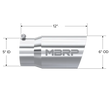 Load image into Gallery viewer, MBRP Universal Tip 6 O.D. Dual Wall Angled 5 inlet 12 length - Side View