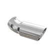Load image into Gallery viewer, MBRP Universal Tip 6in OD 5in Inlet 15.5in Length 30 Deg Bend Angled Rolled End T304 - Side View