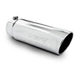 Load image into Gallery viewer, MBRP Universal Tip 6in OD Angled Rolled End 5in Inlet 18in Lgth T304 Exhaust - Side View