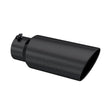 Load image into Gallery viewer, MBRP Universal Tip 7in O.D. Rolled End 5in inlet 18in length Black - Main Product View