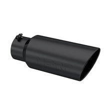 Load image into Gallery viewer, MBRP Universal Tip 7in O.D. Rolled End 5in inlet 18in length Black - Main Product View