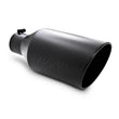 Load image into Gallery viewer, MBRP Universal Tip 8in O.D. Rolled End 4in inlet 18in length Black - Main Product View