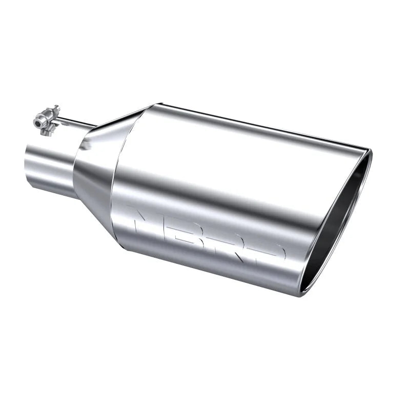 MBRP Universal Tip 8in O.D. Rolled End 4in inlet 18in length T304 - Main Product View