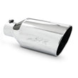 Load image into Gallery viewer, MBRP Universal Tip 8in O.D. Rolled End 4in inlet 18in length T304 - Side View