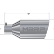 Load image into Gallery viewer, MBRP Universal Tip 8in O.D. Rolled End 4in inlet 18in length T304 - Detail View