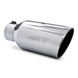 Load image into Gallery viewer, MBRP Universal Tip 8in OD Rolled End 5in Inlet 18in Length T304 - Side View