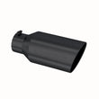 Load image into Gallery viewer, MBRP Universal Tip 8in OD Rolled End 5in Inlet 18in Length T304 - Black - Main Product View
