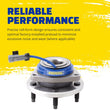 Load image into Gallery viewer, MOOG 07-10 Jeep Wrangler Front Hub Assembly - Installation View