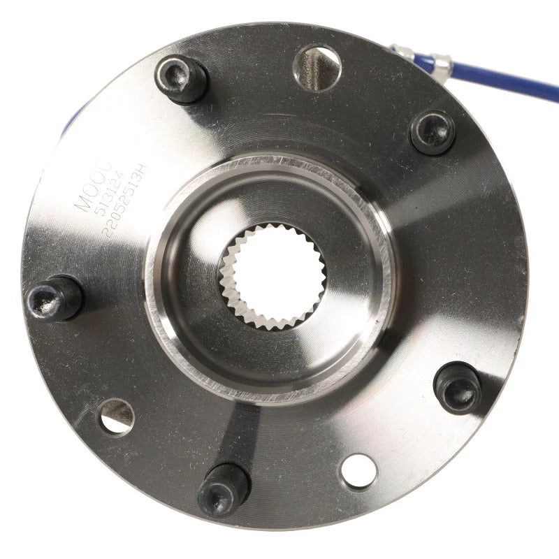 MOOG 98-00 Isuzu Hombre Front Hub Assembly - Back View
