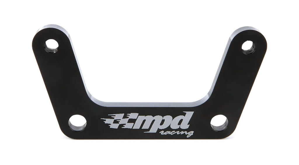 MPD Racing Front Brake Mount Blk Pavement 4in On 5-1/4in MPD14152