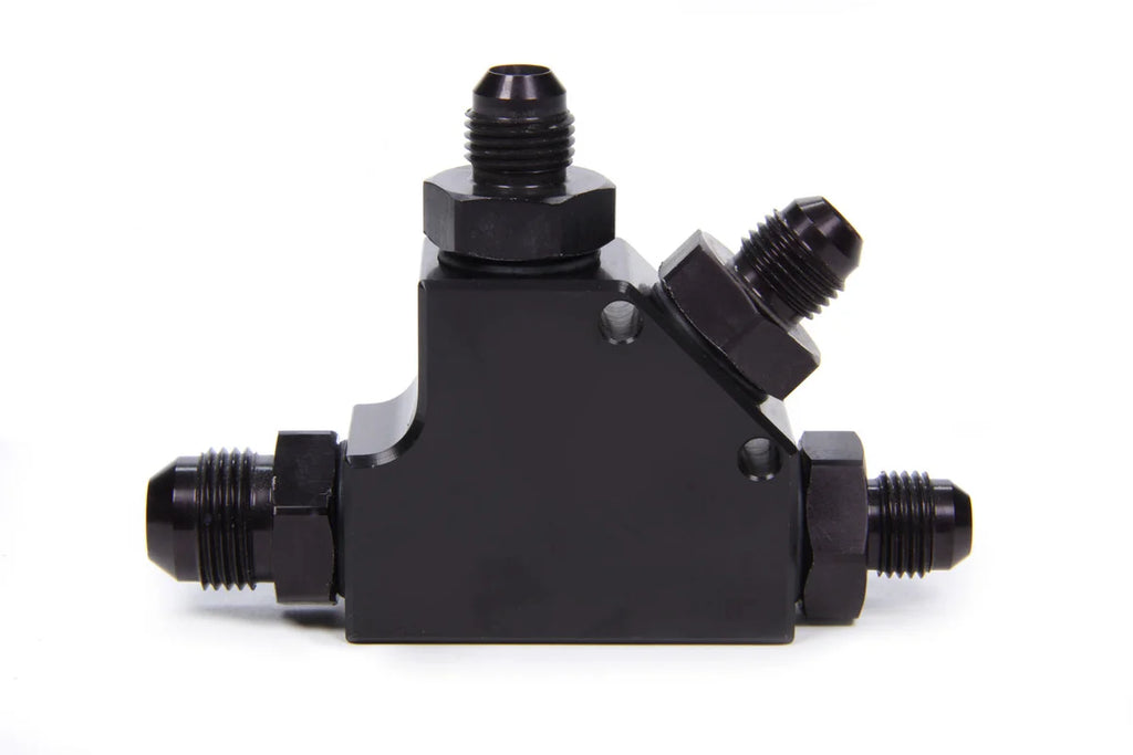 MPD Racing Fuel Block w/Fittings #8 073900