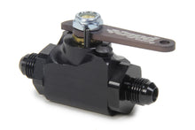 Load image into Gallery viewer, MPD Racing Fuel Shut Off Valve Billet 6 AN To 6 AN Blk MPD76504