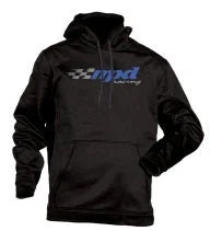 MPD Racing MPD Black Hooded Sweatshirt Medium F244-M MPD Logo