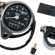 Load image into Gallery viewer, MPH Mini Mechanical Speedometer with LED Indicators - Black Face