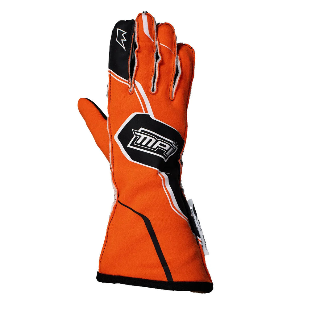 MPI MPI Racing Gloves SFI 3.3/5 Orange Medium MPI-GL-O-M