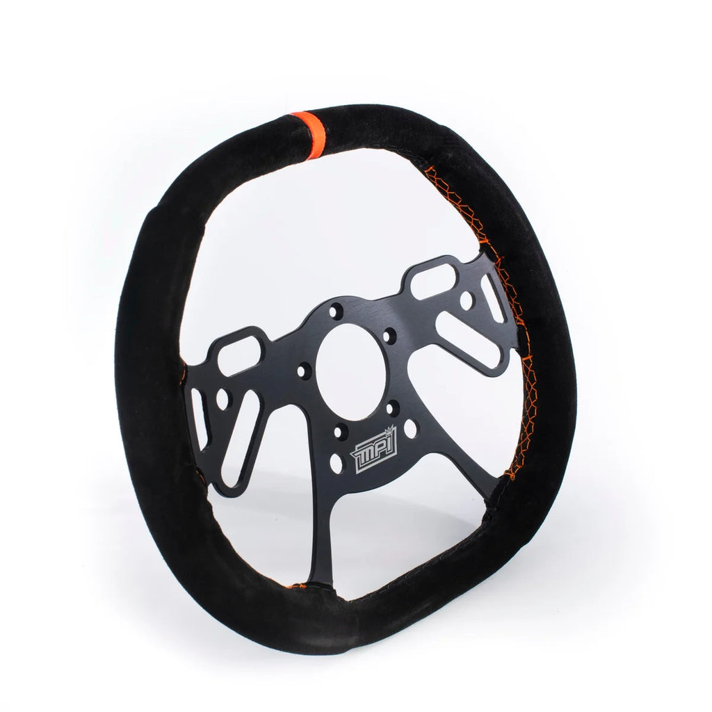 MPI Steering Wheel Drag Race 13in Square Frame Black MPI-DRG2-13-SQD