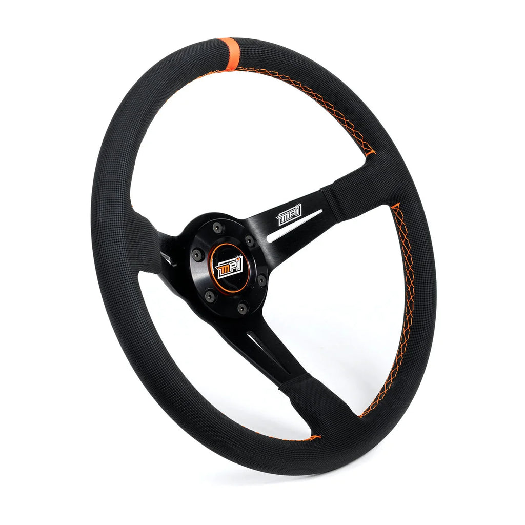 MPI Steering Wheel Drift Car 14in Suede MPI-DO-H60-PX