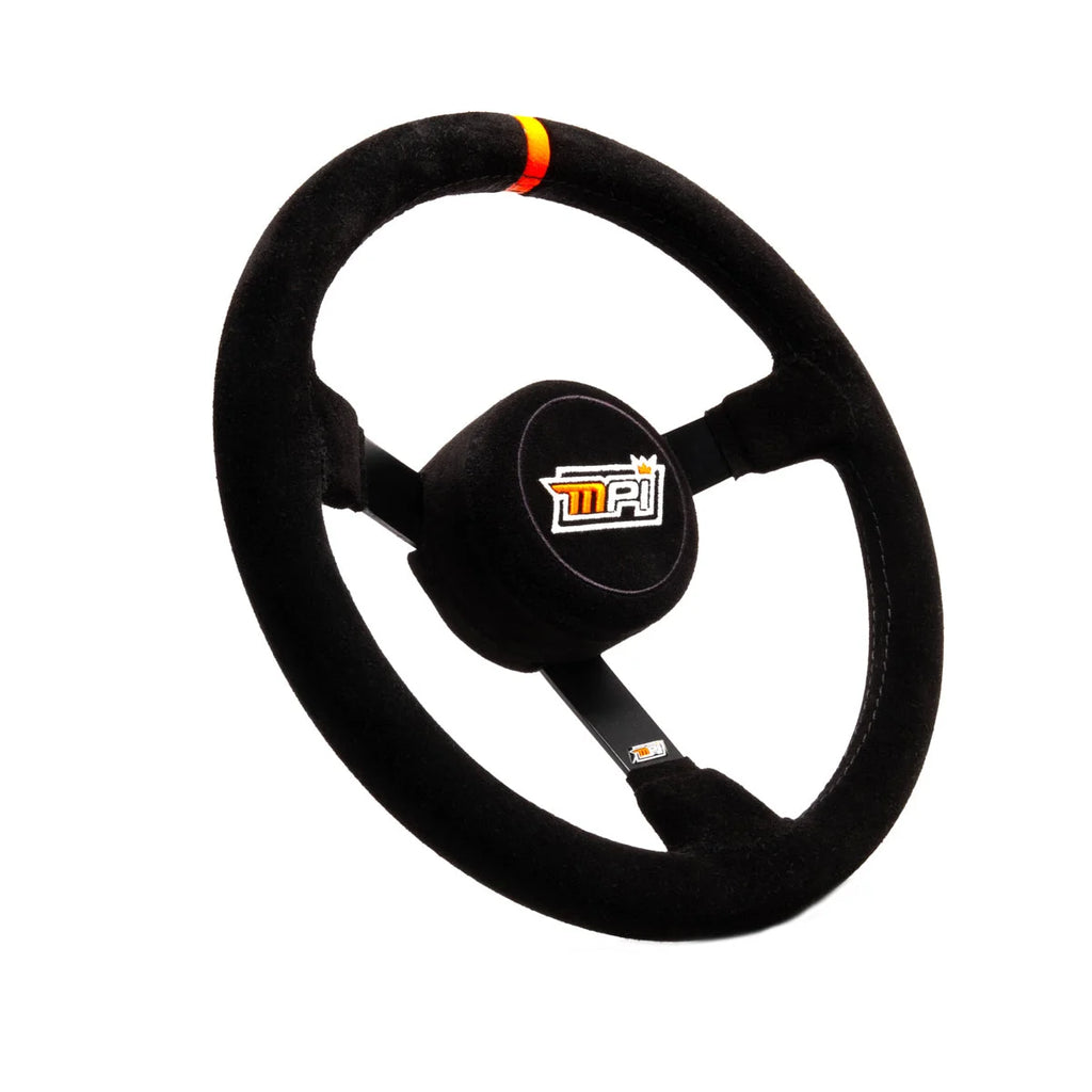 MPI Stock Car Steering Wheel 13in Dished Suede MPI-MP-13