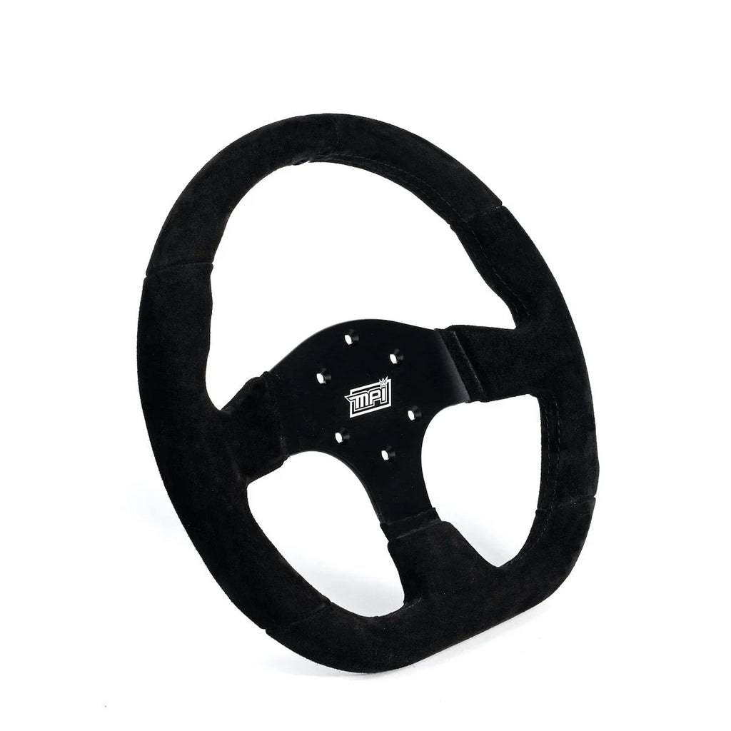 MPI Touring Steering Wheel 13in Full Black D Shaped MPI-GT2-13-B