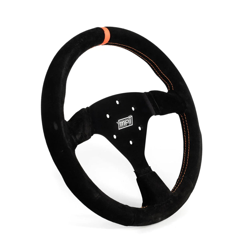 MPI Track Day Steering Wheel 13in Flat Suede MPI-F2-13