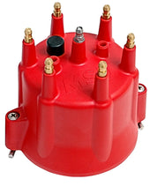 Load image into Gallery viewer, MSD 6 Cylinder HEI Distributor Cap w/Retainer fits Chevy - Side View