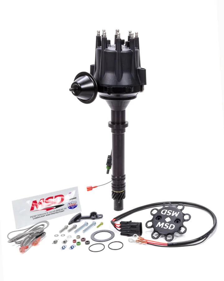 MSD Billet RTR Distributor - Black 83603 fits Chevrolet V8