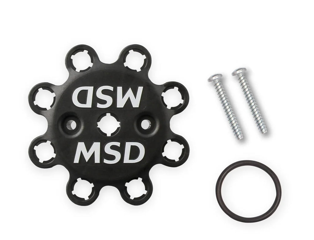 MSD Black Chevy Small / Big Block Dual Sync Distributor 23753 - Installation View