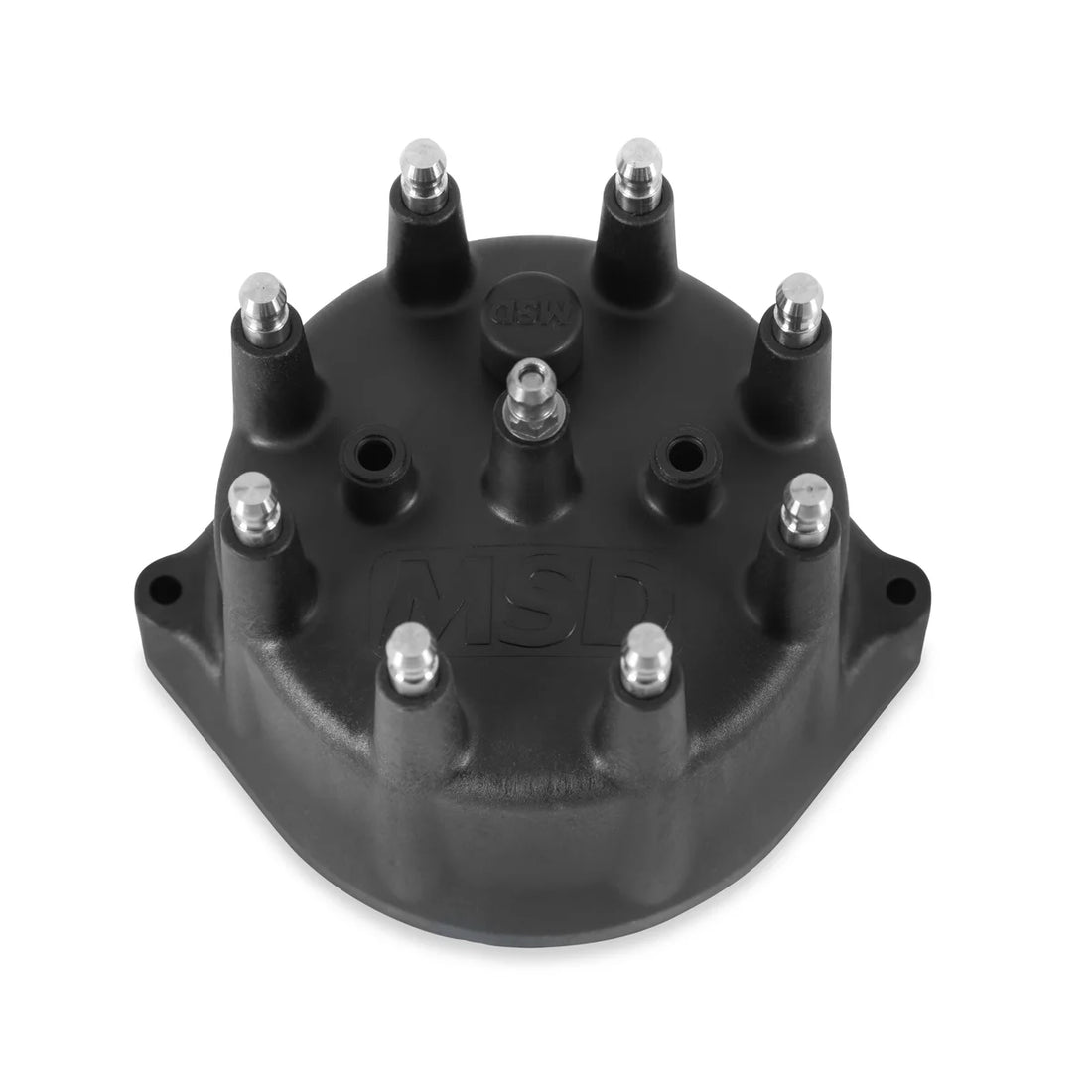 MSD Black Distributor Cap for PN 8570 8545 8546 - Side View