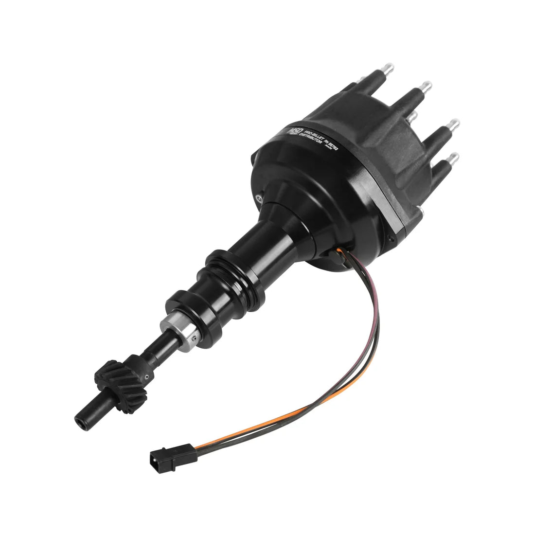 MSD Black Pro-Billet Distributor fits 1962-2001 Ford / Lincoln / Mercury 289 / 302 - Back View