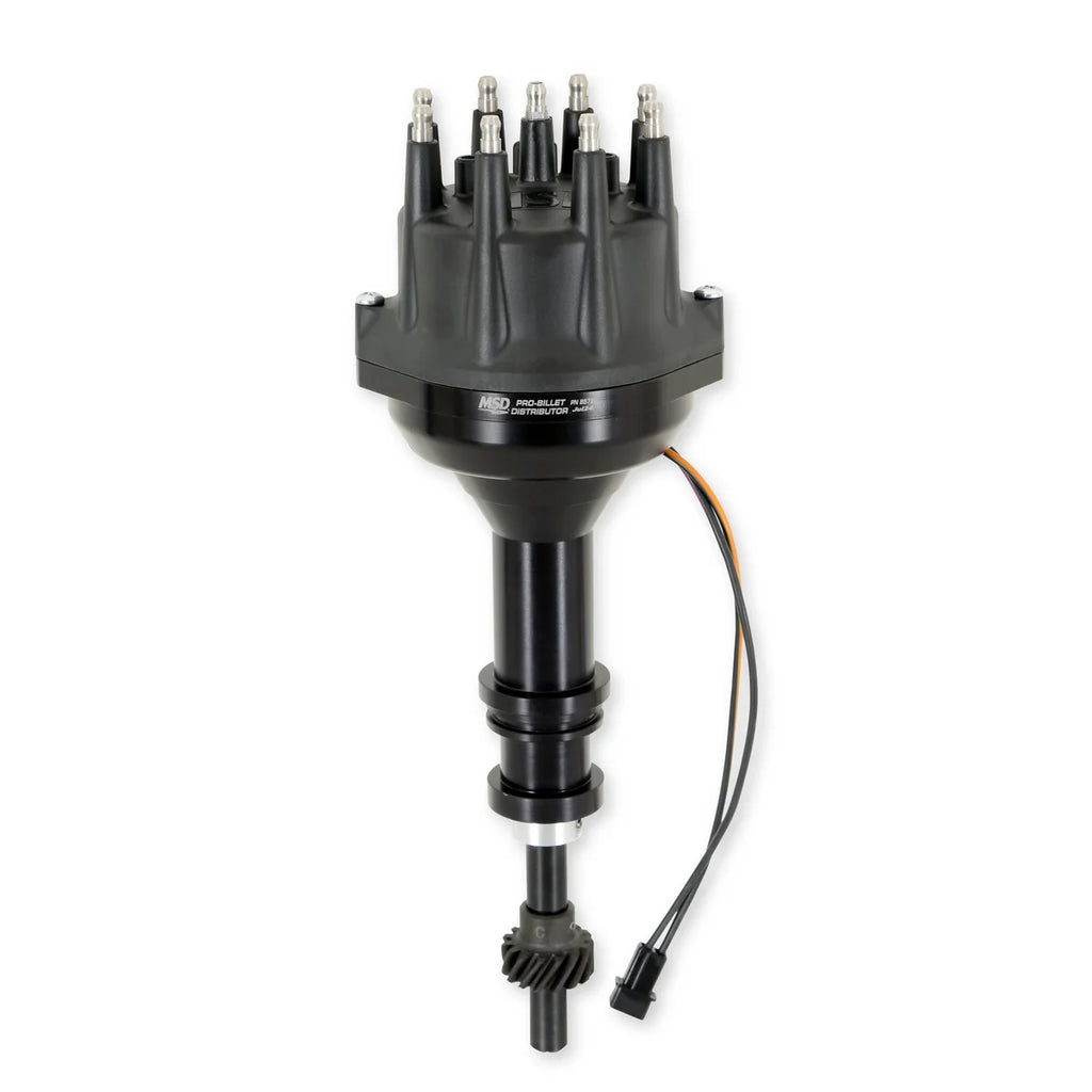 MSD Black Pro-Billet Distributor fits 1969-1997 Ford / Lincoln / Mercury 351W - Main Product View