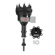 Load image into Gallery viewer, MSD Black Pro-Billet Distributor fits 1986-1993 Ford 5.0L / Bronco / E-150 Econoline Club WAGON / E-250 Econoline / F-150 ...