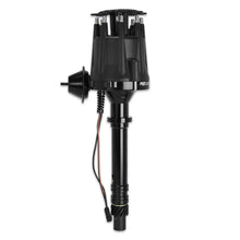 Load image into Gallery viewer, MSD Black Pro-Billet Distributor with Vacuum Advance fits 1955-2003 Chevrolet / Chevy / GMC V8 - Main Product View