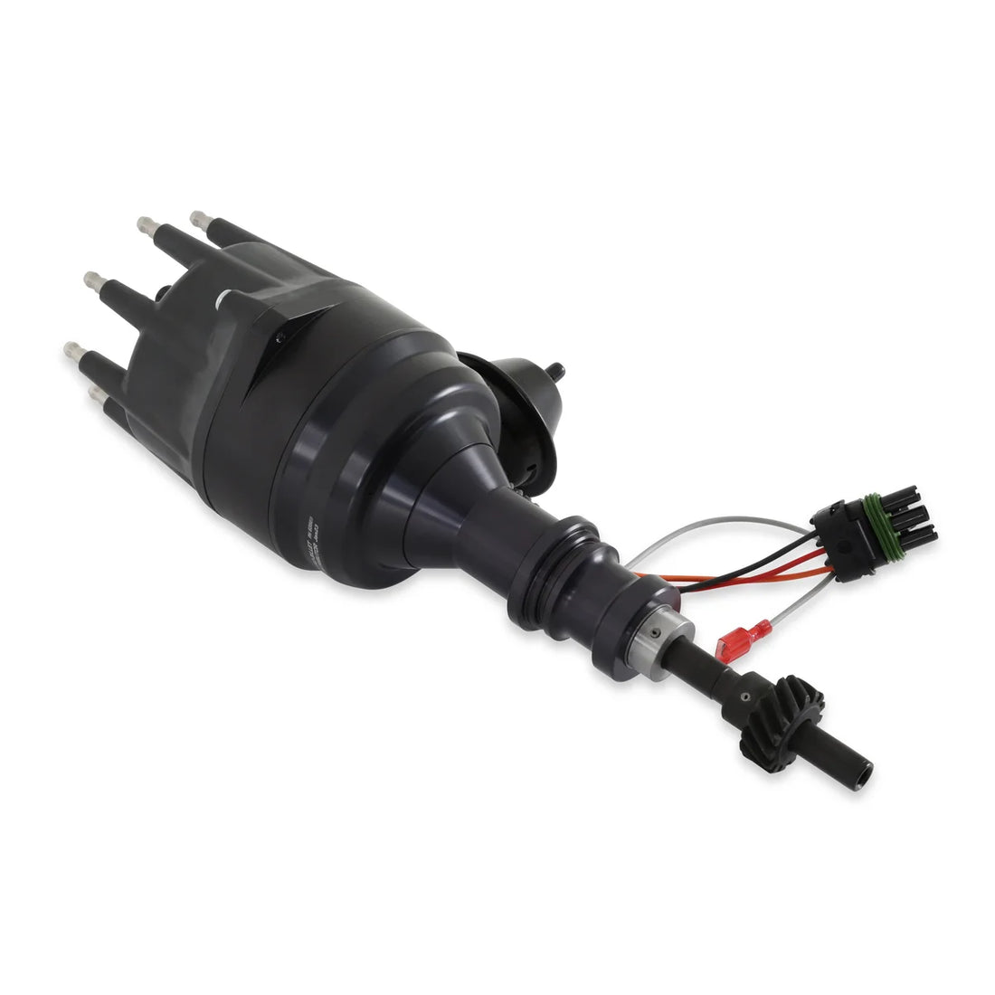 MSD Black Ready-To-Run Distributor fits 1962-2001 Ford / Lincoln / Mercury 289 / 302 - Back View