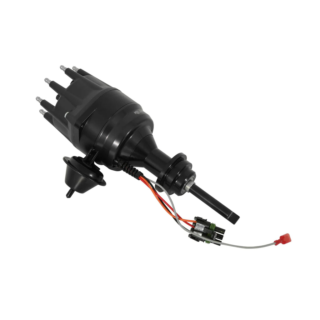 MSD Black Ready-To-Run Distributor fits 1963-1979 Chrysler / Dodge / Jensen 426 / 440 - Back View