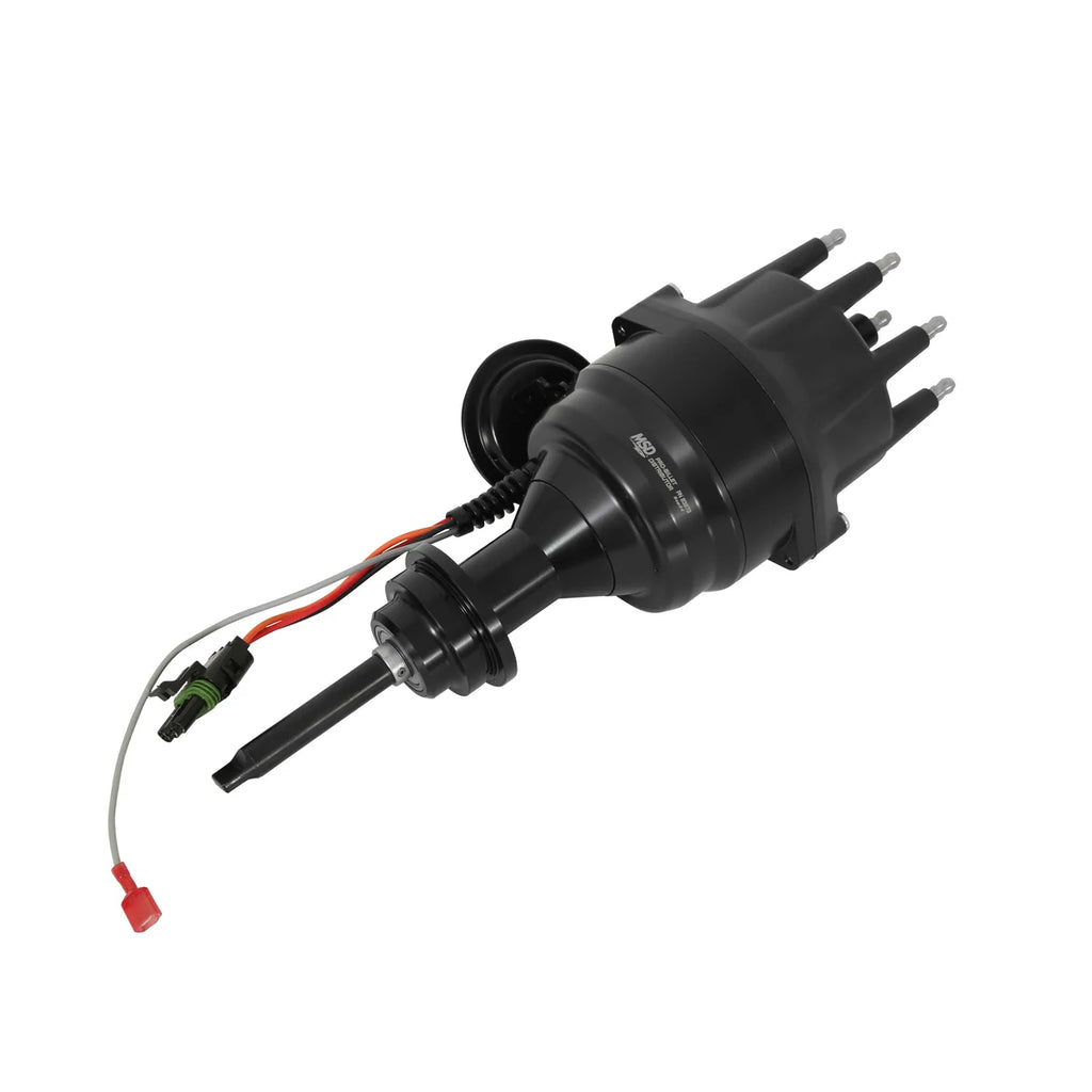 MSD Black Ready-To-Run Distributor fits 1963-1979 Chrysler / Dodge / Jensen 426 / 440 - Installation View