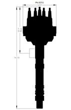 Load image into Gallery viewer, MSD Black Small Diameter Pro-Billet Distributor fits 1955-2003 Chevrolet / Chevy / GMC V8 - Additional View 6