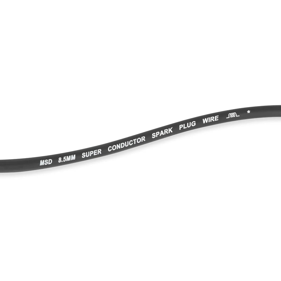 MSD Black Super Conductor Big Block Chevy - Side View