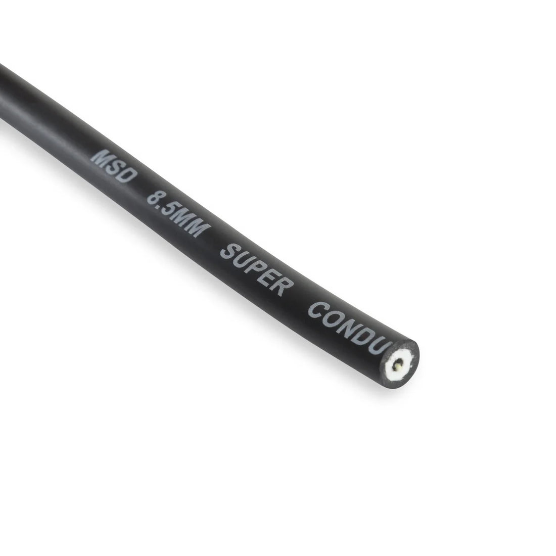 MSD Black Super Conductor Spark Plug wire in bulk 300' length - Back View