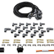 Load image into Gallery viewer, MSD Black Super Conductor Universal 8 cyl. 90° 31233 - Main Product View