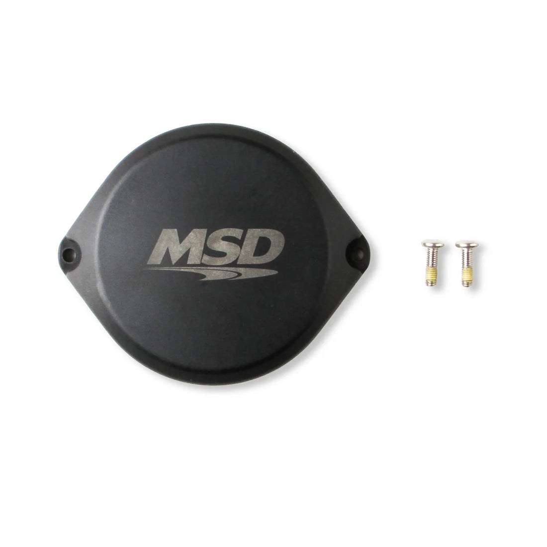 MSD Blank Cap for MSD Pro-Billet Hall Effect Dual Sync Distributors - Side View